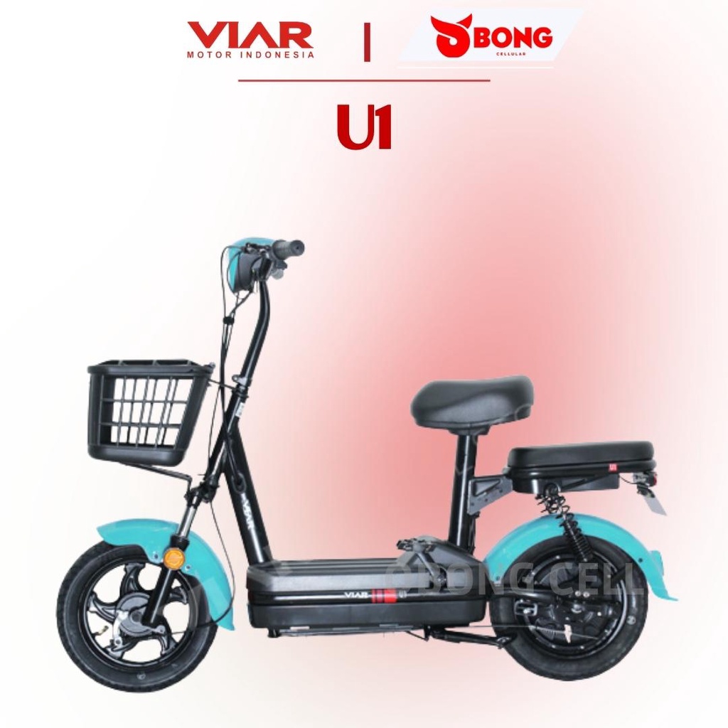 Jual SEPEDA LISTRIK U1 VIAR UP TO 30KM/H NEW ORIGINAL Shopee - Main Image