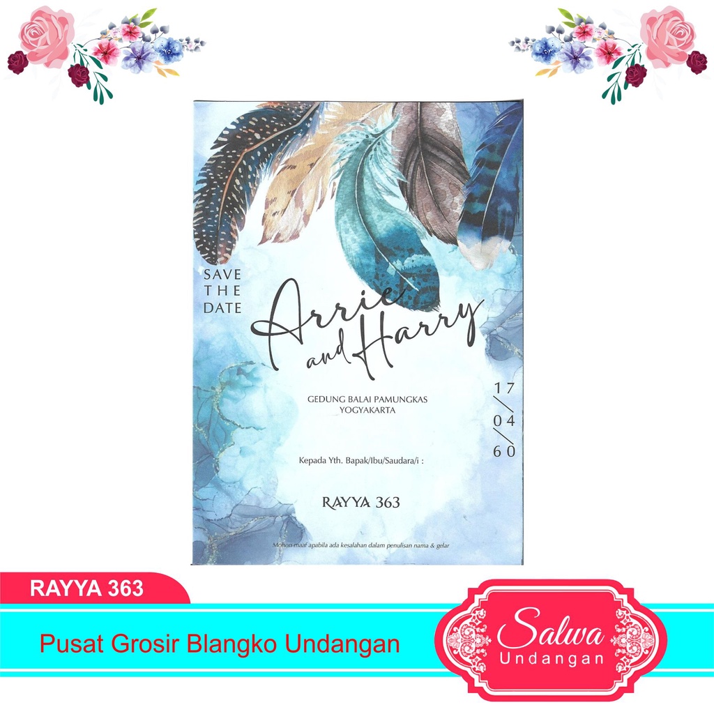 Jual Blangko Undangan Rayya 363 Harga Murah | Shopee Indonesia