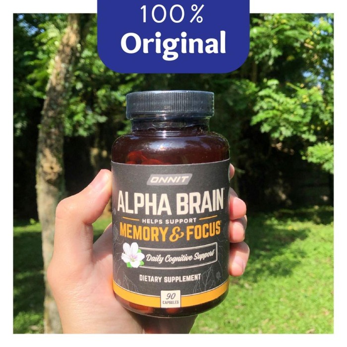 Jual Original Onnit Alpha Brain Capsules Memory & Focus Original USA Shopee Indonesia