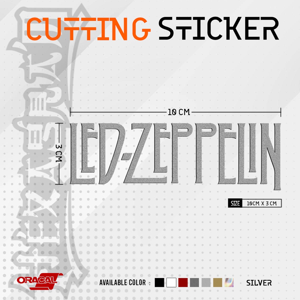 Jual Cutting Sticker Led Zeppelin | Stiker Led Zeppelin | Stiker Band ...