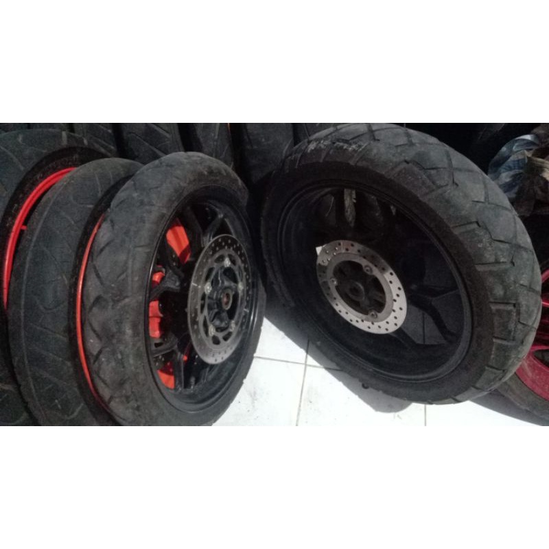 Jual velg set xsr 155 original komplit Shopee Indonesia