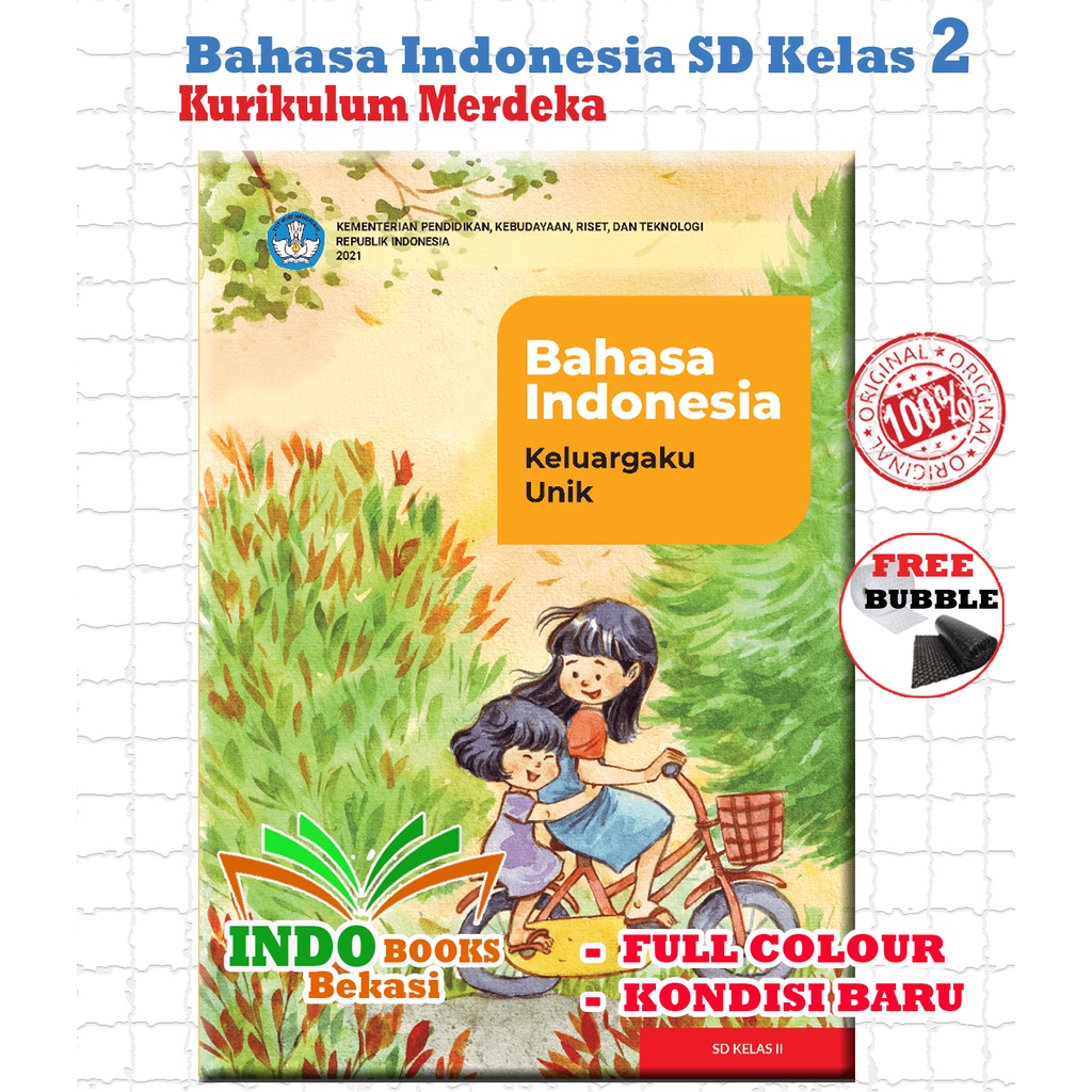 Jual Bahasa Indonesia Keluargaku Unik SD Kelas II 2 Kurikulum Merdeka ...