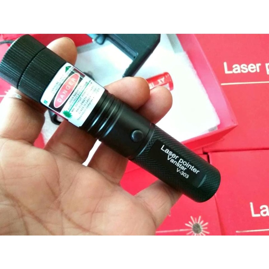 Jual green laser pointer 303 / senter Laser charger VanStar V303