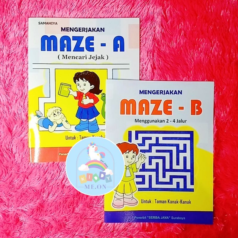 Jual Buku Latihan Mencari Jejak Labirin Buku Maze A Dan B Buku