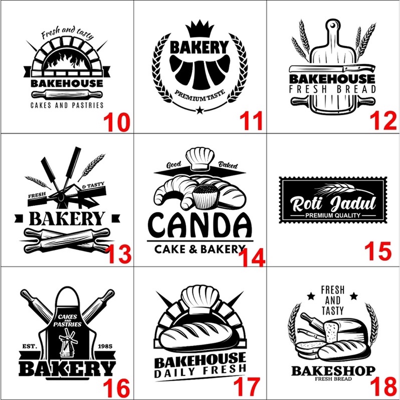 Jual Sablon Plastik Opp Roti 13x13 sablon 1000pcs Sablon Plastik Murah ...