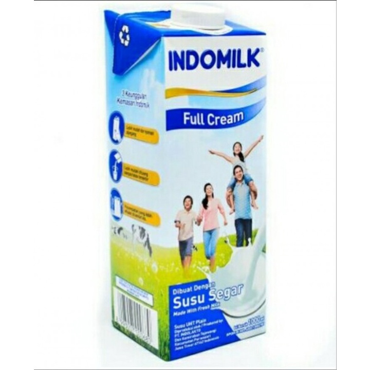 Jual Susu UHT FC INDOMILK PLAIN 950 ml | Shopee Indonesia