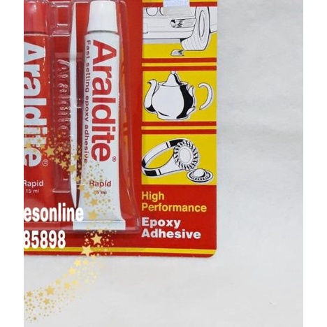 Jual Lem Besi Perekat Kuat Menit Araldite Rapid Epoxy Adhesive Minutes Shopee Indonesia