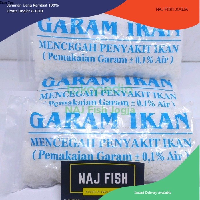 Jual Garam Ikan NAJ fish untuk mencegah penyakit ikan kesayangan ...