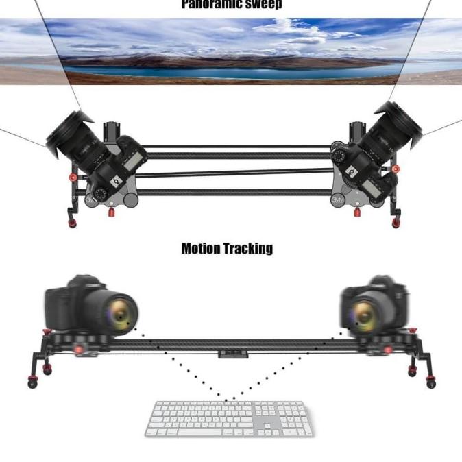 Jual Gvm Gp120Qd Video Carbon Fiber Motorized Camera Parallax Slider