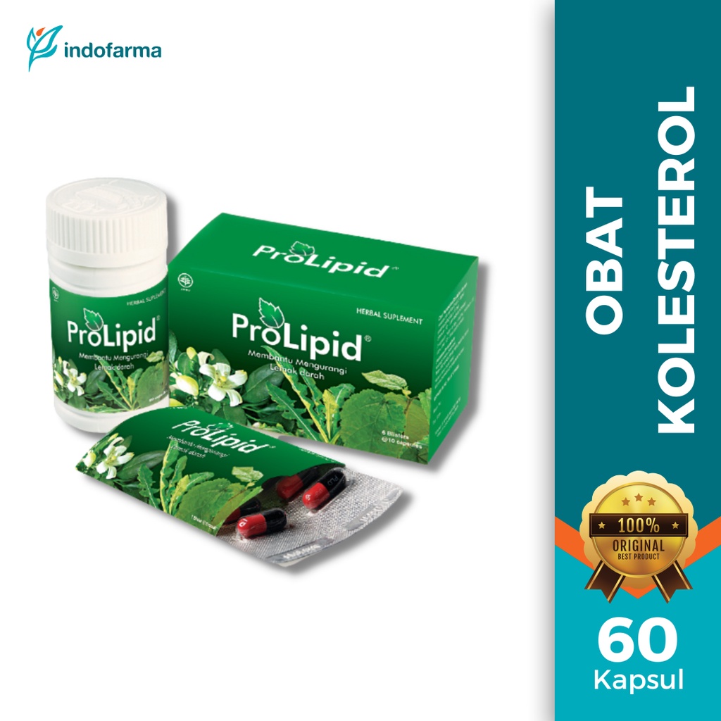 Jual Prolipid kemasan kotak atau botol isi 60 kapsul | Shopee Indonesia