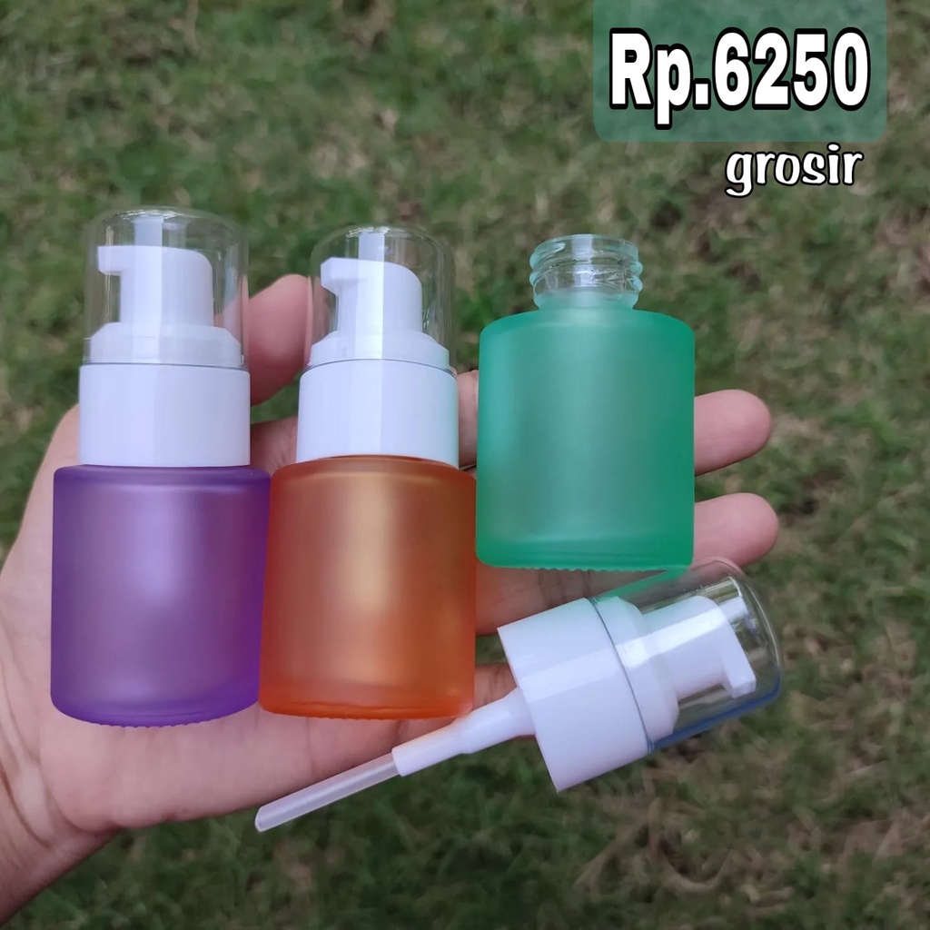 Jual Botol 20ml Kaca Warna Hijau Transparan Botol Lotion Botol Kaca