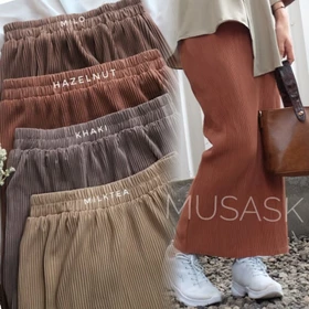 Rok Span Plisket Lidi Rok Plisket Span Kode 08