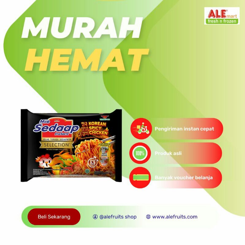 Jual Mie Sedaap Korean Spicy Gr Mie Korean Spicy Chicken Shopee