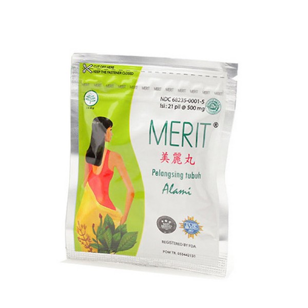 Jual MERIT Natural Body Slimming Pelangsing Tubuh Alami | Shopee Indonesia