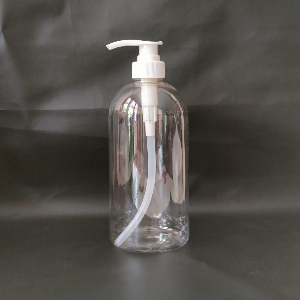 Jual BOTOL 1000ML PUMP BENING NATURAL / BOTOL PUMP 1L CLEAR BENING ...