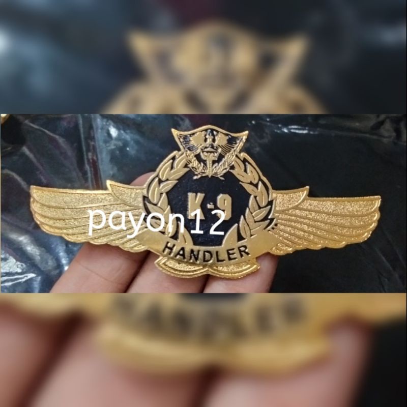 Jual pin wing K9 HANDLER | Shopee Indonesia