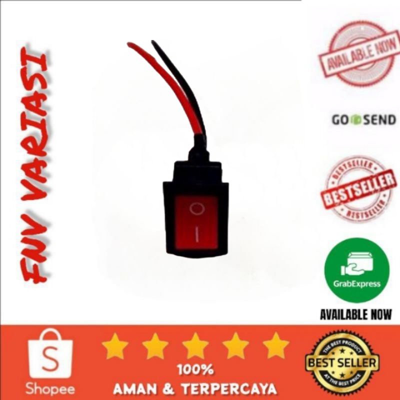 Jual Saklar Switch Piano On Off + Kabel | Shopee Indonesia