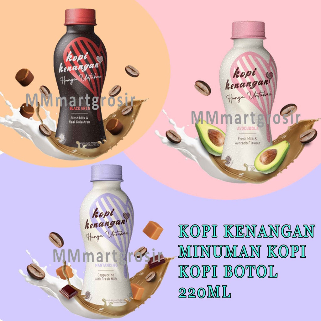 Jual Kopi Kenangan / Minuman Kopi Kenangan / Kopi Instan Botol / 220ml ...