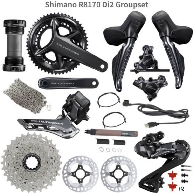 Jual Group set Shimano Ultegra Di2 R8170 disc brake 12 speed wireless ...