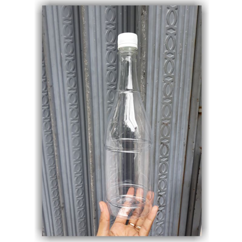 Jual Botol Plastik Willy 750ml Tutup PUTIH / Botol minum syirup coffe ...