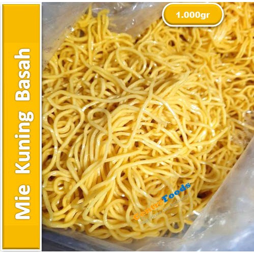 Jual Mie Kuning - Mie Basah Fresh | 1.000gr [ Harga Per KG ] | Shopee ...