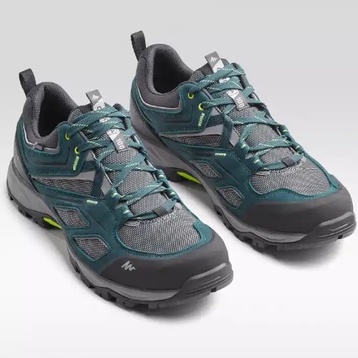 Jual Sepatu Gunung Hiking Pria Waterproof MH100 Grey Shopee