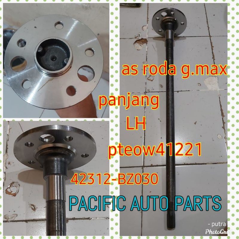 Jual as roda belakang panjang kiri stik as rear axle long LH daihatsu ...