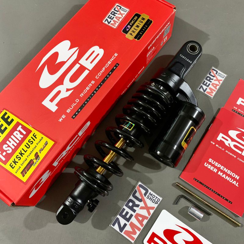 Jual Shockbreaker RCB Racing Boy MB2 MB-2 PLUS 330mm Black Premium Beat ...