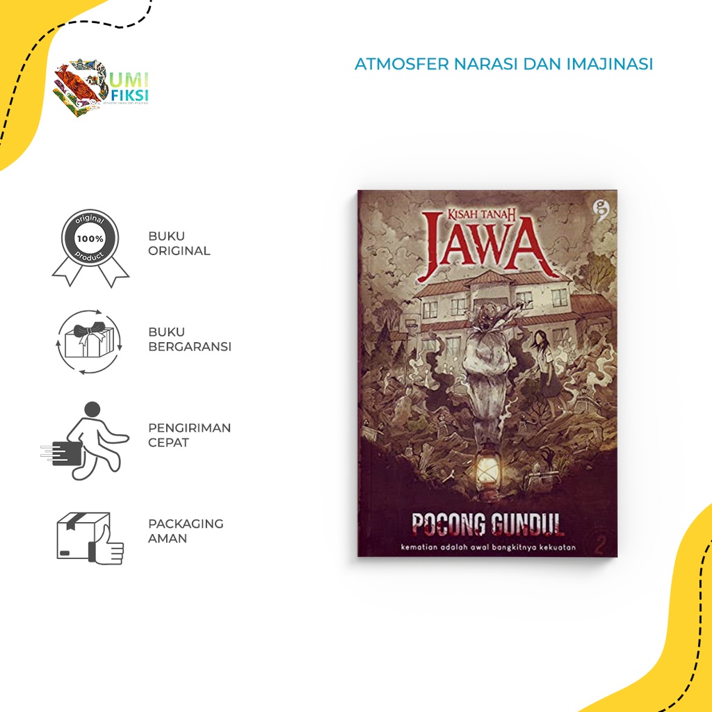 Jual Buku Novel Horor Kisah Tanah Jawa : Pocong Gundul - Gagasmedia ...