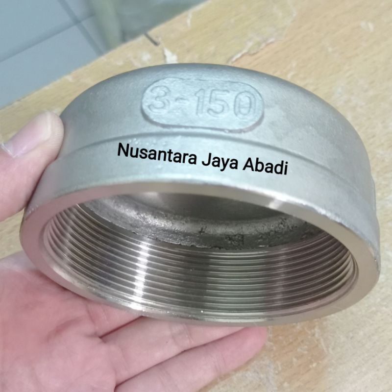 Jual DOP Drat Dalam End Cap Stainless 304 Drat 3 
