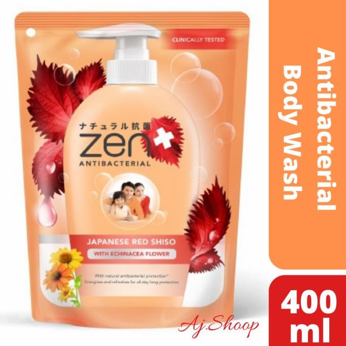 Jual [[[SALE!!]]] Zen Antibacterial Body Wash Echinacea Flower Sabun Mandi Cair 400ml Shopee