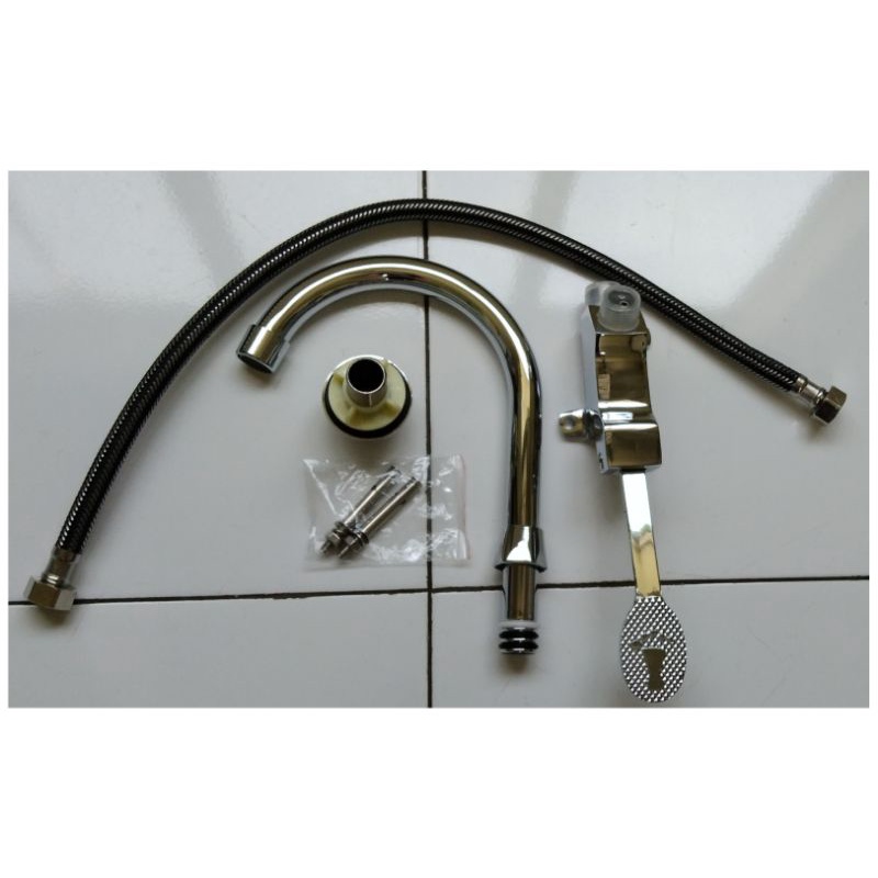 Jual Kran Injak westafel /kran pedal injak /kran injak cuci piring ...