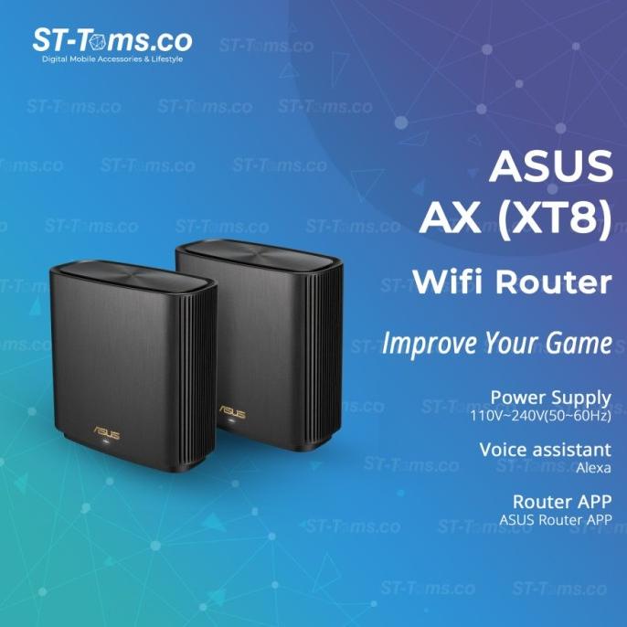 Jual Asus Zenwifi Xt8 Ax6600 Whole Home Tri Band Mesh Wifi 6 System Shopee Indonesia