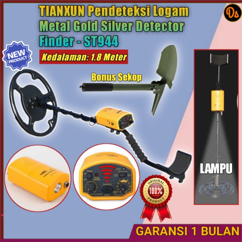 Jual ORIGINAL Metal Detector Alat Pendeteksi Emas Logam Metal Gold ...