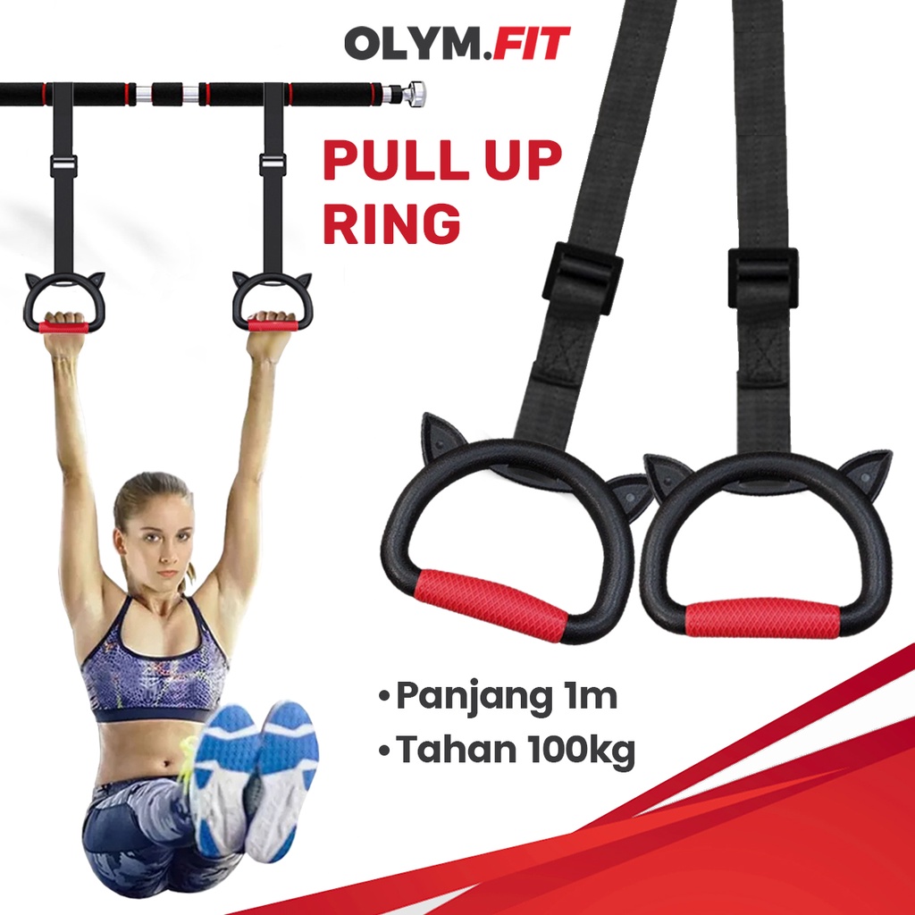 Jual Gym Ring Pull Up Bar Gymnastic Ring Crossfit Calisthenics