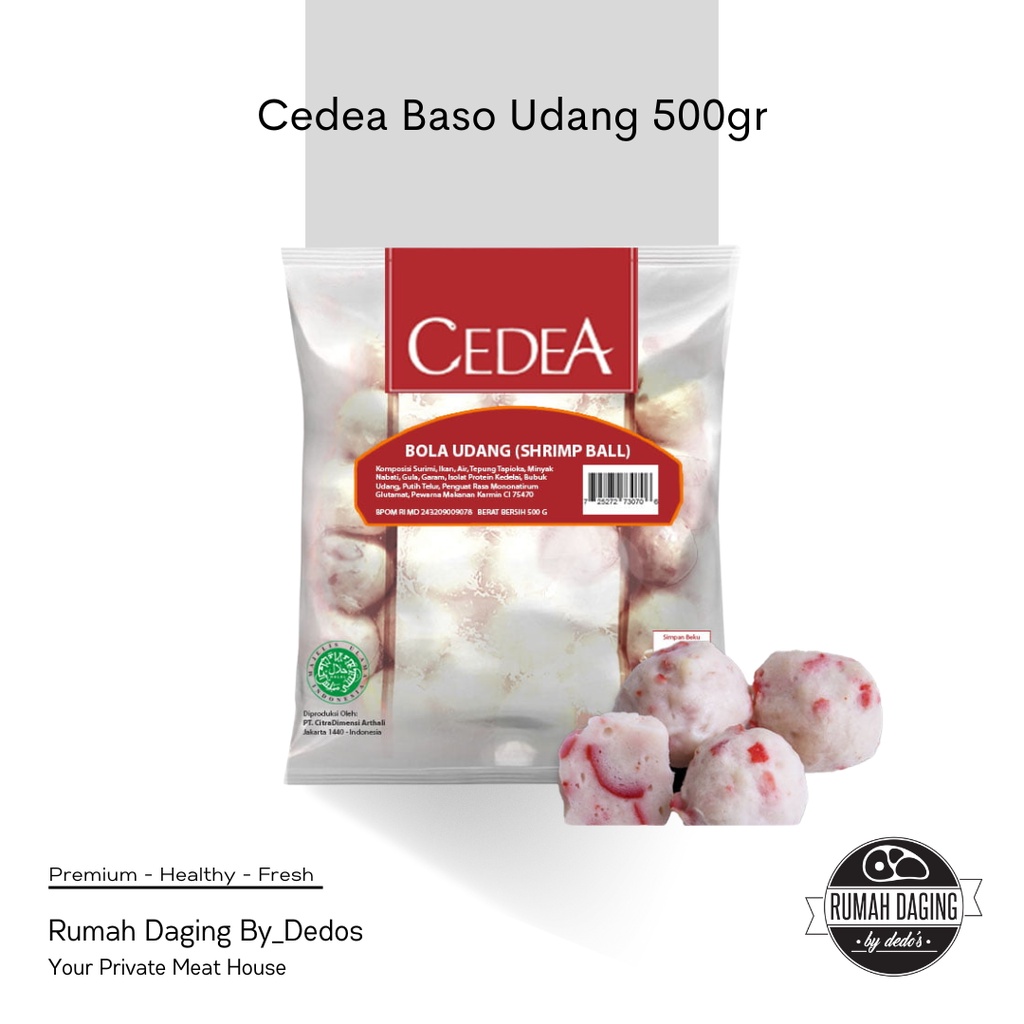 Jual Cedea Baso Udang 500gr Cedea Baso Seafood Olahan Shopee Indonesia