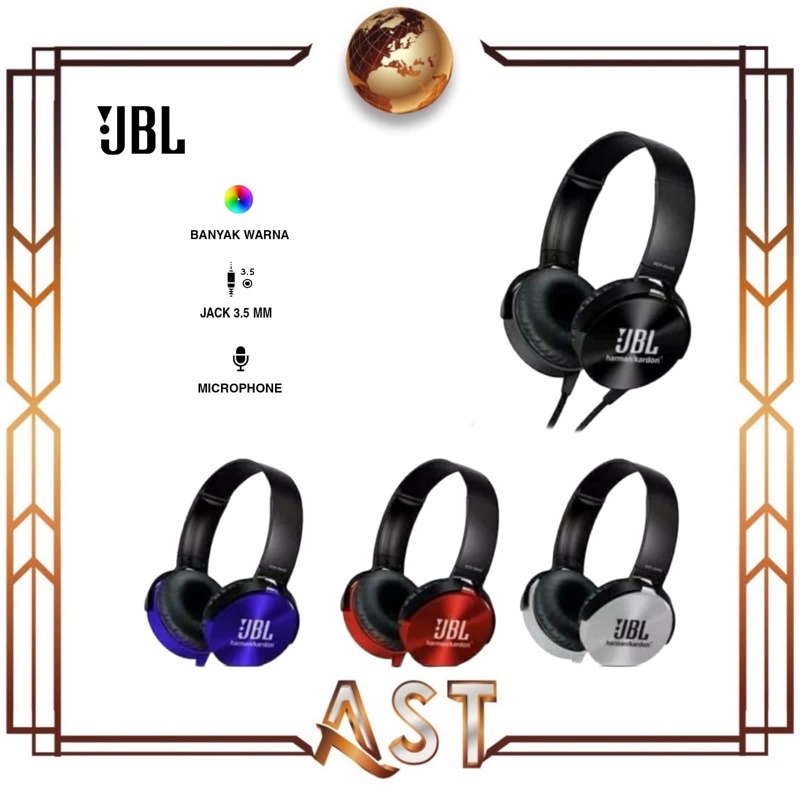Jual Headphone Bando JBL XB450 Headset Hf Kabel XB450 super Extra Bass Shopee Indonesia