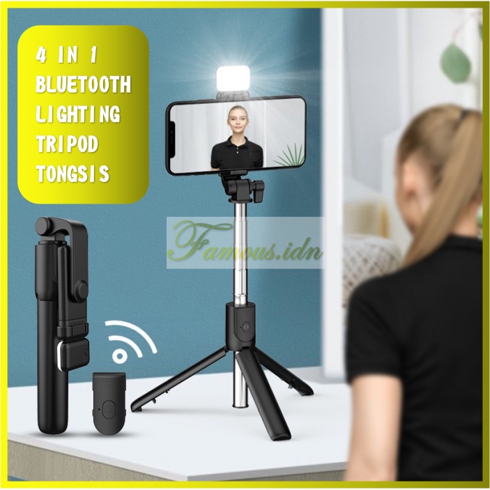 Jual Fms Tongsis Tongsis Tripod Tongsis 3 In 1 Selfie Stick