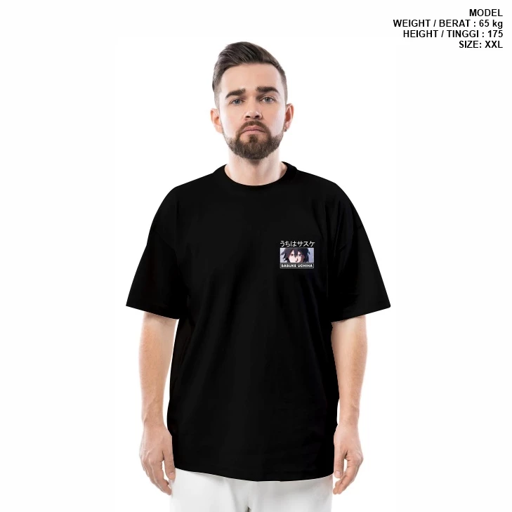 Baju Kaos T shirt Distro Unisex Gambar Naruto X Sasuke Uchiha Itachi Uchiha Clan