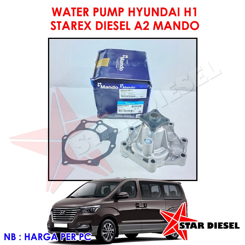 Jual WATER PUMP HYUNDAI H1 HYUNDAI STAREX DEISEL A2 MANDO KOREA HYUNDAI ...