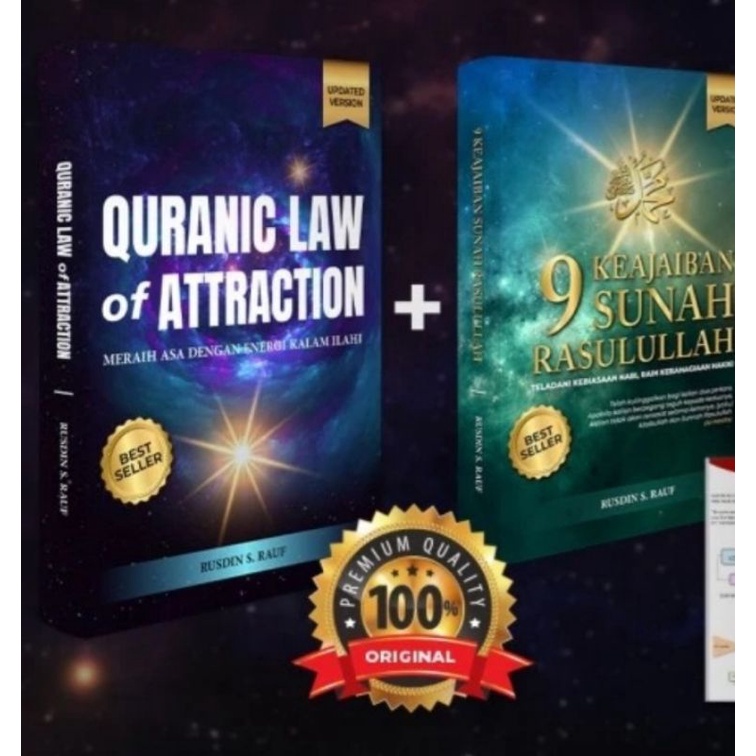 Jual QURANIC LAW OF ATTRACTION DAN 9 KEAJAIBAN SUNNAH RASULULLAH