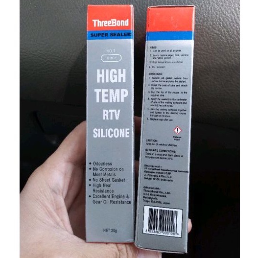 Jual Threebond High Temp RTV Silicone 30g | Shopee Indonesia