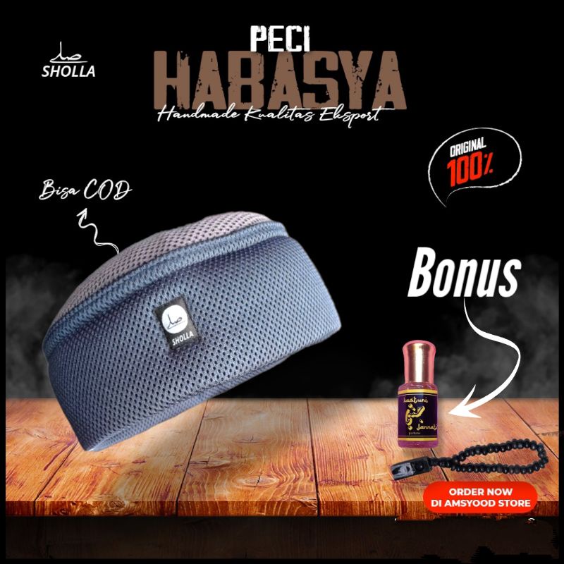 Jual Peci Habasya Dewasa Original Peci Habasya Sholla Peci Habasya