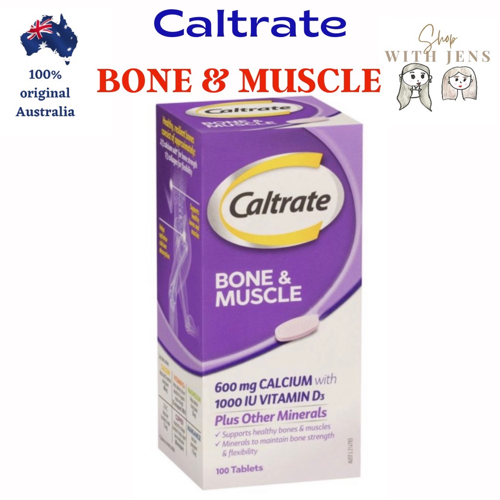 Jual Caltrate Bone Muscle 100 Tablets Vitamin D D3 Calcium Kalsium