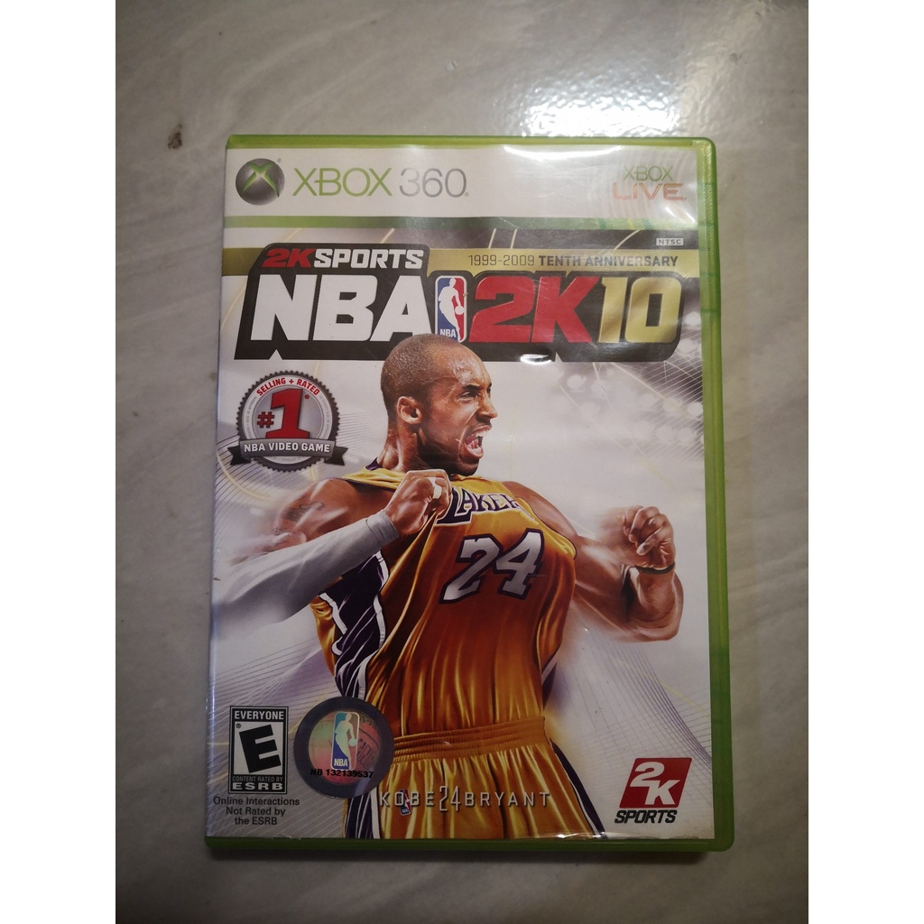 Jual cd kaset original game NBA 2k10 xbox 360 NTSCJ version Shopee