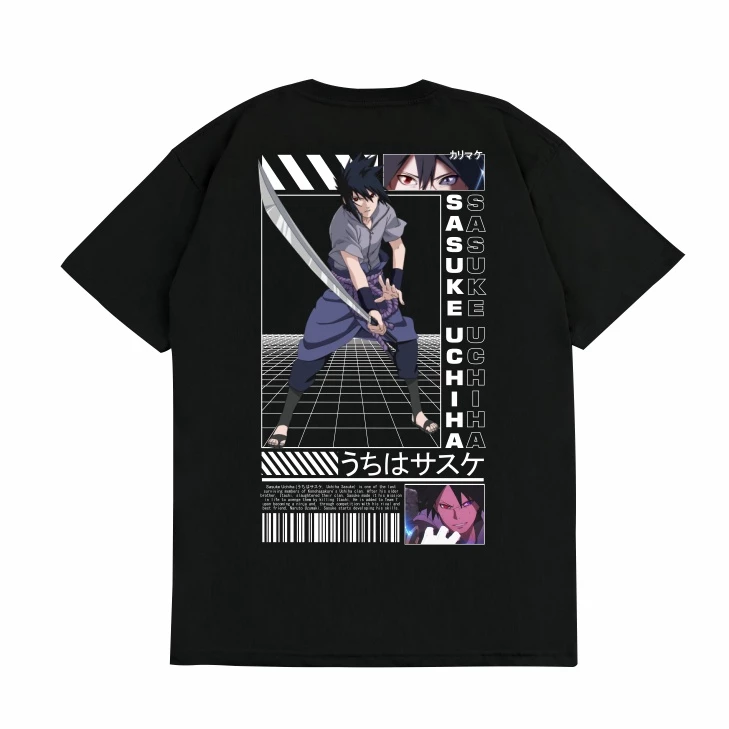 Baju Kaos T shirt Distro Unisex Gambar Naruto X Sasuke Uchiha Itachi Uchiha Clan