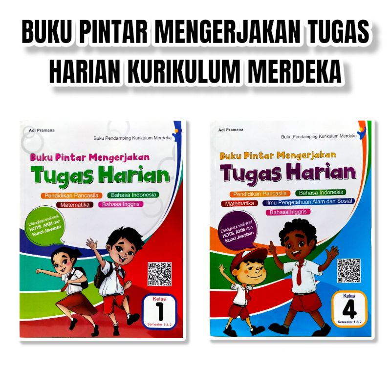 Jual Buku Soal Soal Pintar Mengerjakan Tugas Harian Kelas 1 Dan 4 Kurikulum Merdeka Shopee 6613