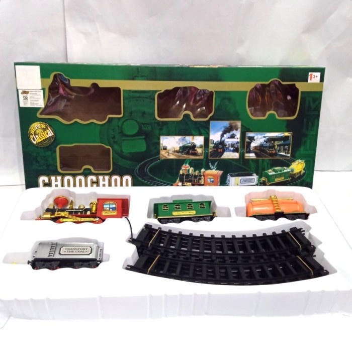 Jual Mainan Anak Set Kereta Api Kerta Api Berasap Choocho Super 19020B ...