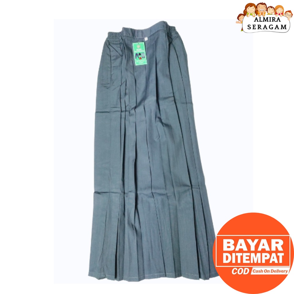 Jual ROK SMA ABU-ABU FAMATEX SERAGAM SEKOLAH | Shopee Indonesia