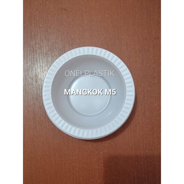 Jual Isi 50 Pcs Mangkok Plastik M5 Mangkok Plastik Ukuran Kecil